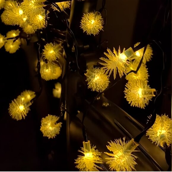 50 LED Solar String Lights, 20 Ft Outdoor Solar Lights, 8 Modes, Waterproof - Picture 1 of 5